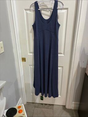 HALARA Navy Blue Maxi Tank Dress